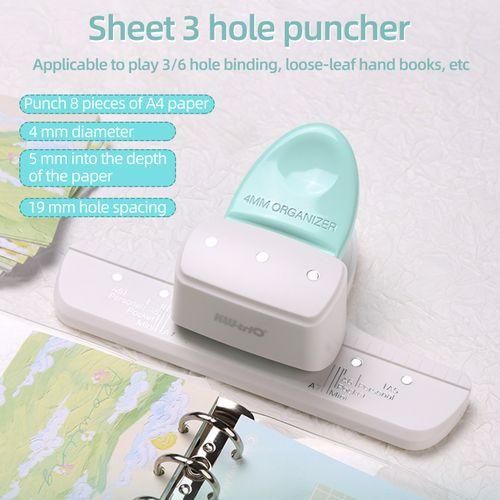 Kw Trio KWtrio 9027 Loose Leaf Hole Punch Daily Planner Adjustable