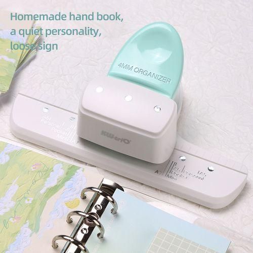 Kw Trio KWtrio 9027 Loose Leaf Hole Punch Daily Planner Adjustable