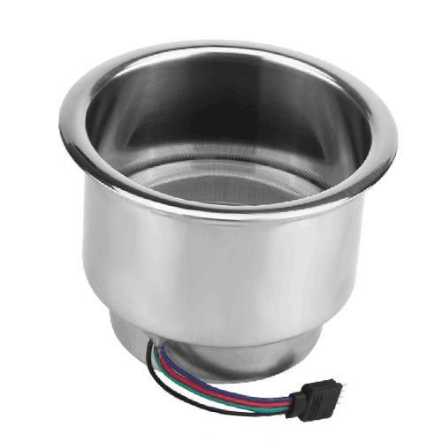 Cup Holder RGB LED Light Drink Cup Holder Remote Control
