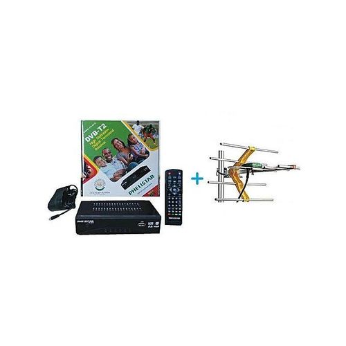 Phelistar Free To Air Digital Decoder & FREE Digital Aerial
