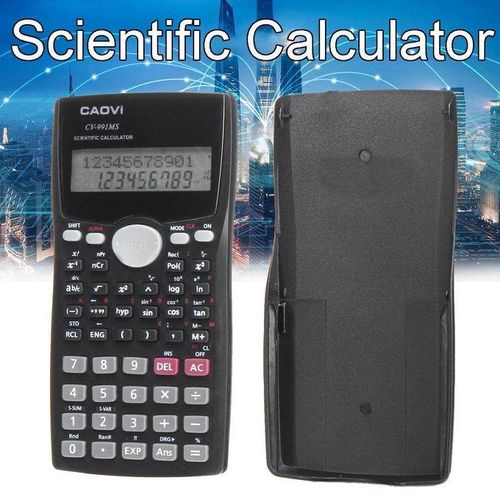 991MS Semi-Functional Black Digital Scientific Calculator for A-Level Student