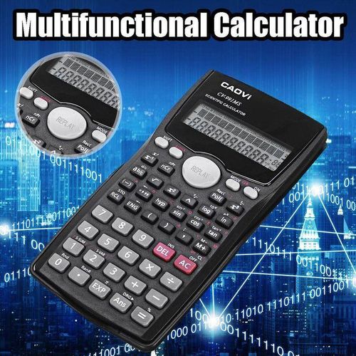 991MS Semi-Functional Black Digital Scientific Calculator for A-Level Student