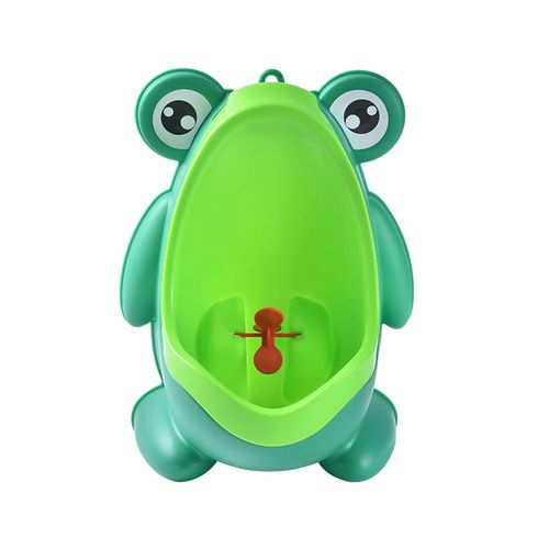 Kids Cartoon Frog Potty Funny Spinning Aiming Target PP Material Potty for 8 Months-6 Years Old Boys,Green NO5114