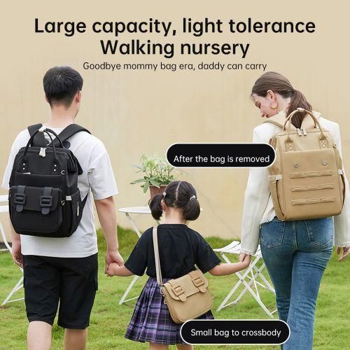 21in Large Diaper Bag Backpack For Baby Girl Boys With Wet