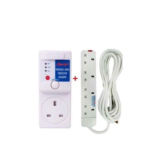 Fridge Guard  And 4 Way Extension- White