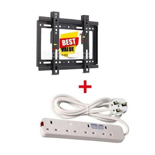 14-43" Wall Mount Bracket + Free 4 Way Extension