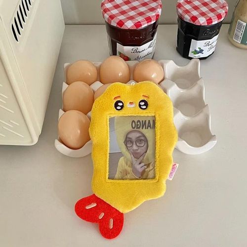 New Kawaii Japanese Food series Soft Plush Photocard Holder Photo Holder Bag Pendant Display pendant School Stationery