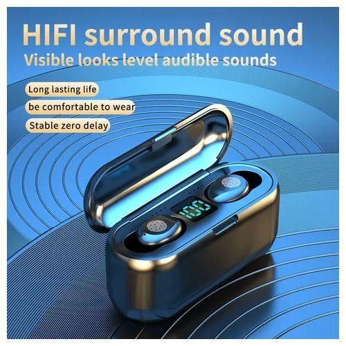 F9 Earbuds With High Quality Sound,deep Bass&powerbank