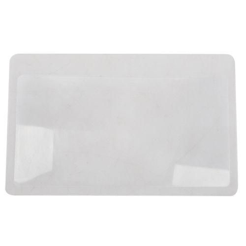 3 X Magnifier Magnification Magnifying Fresnel Pocket Credit Card Size Transparent magnifying glass