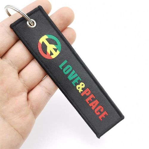 Car Keychain Embroidered For Illest Hoonigan Lanyard Jdm Racing Keyring Nylon Key Strap Auto Motorcycle Key Holder Accessories