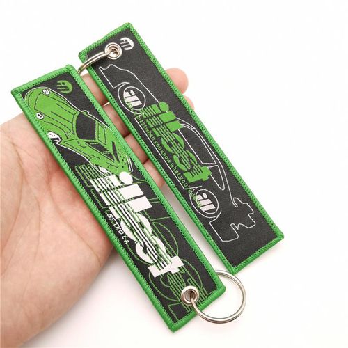 Car Keychain Embroidered For Illest Hoonigan Lanyard Jdm Racing Keyring Nylon Key Strap Auto Motorcycle Key Holder Accessories