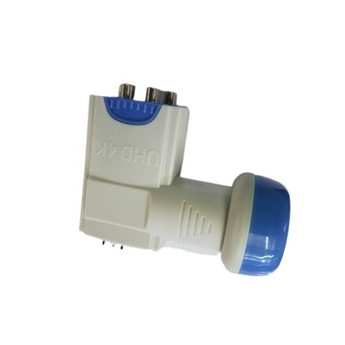 Universal Twin LNB For Satellite Dish 2 Way -White