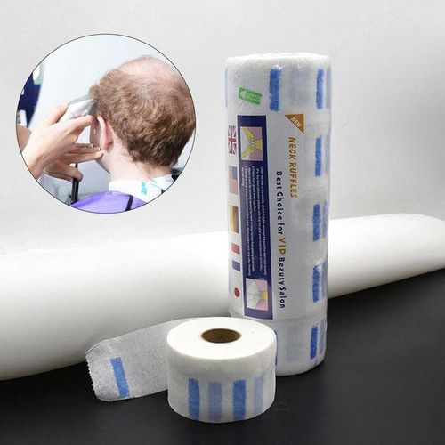 Neck Paper Protection Muffler Salon Ruffle Hair Cutting Covering Strips Neck Paper Tissue Roll Barber Disposable Accessory