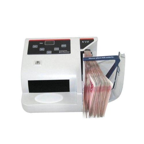 Money Bill Counter Fast Counting Machine Counterfeit Detector UV & MG Cash