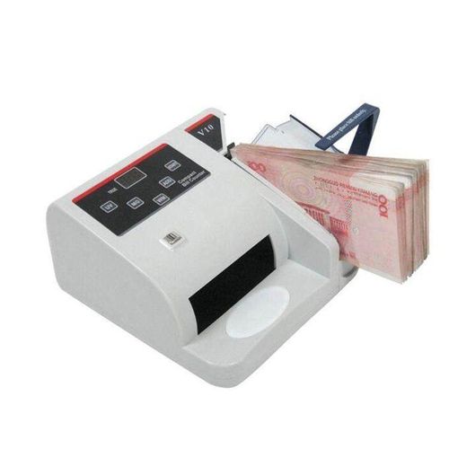 Money Bill Counter Fast Counting Machine Counterfeit Detector UV & MG Cash
