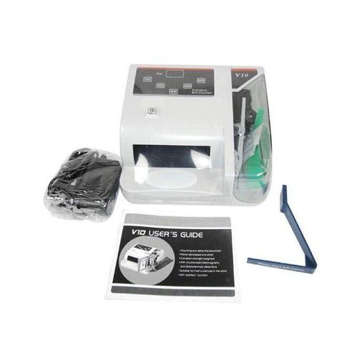 Money Bill Counter Fast Counting Machine Counterfeit Detector UV & MG Cash