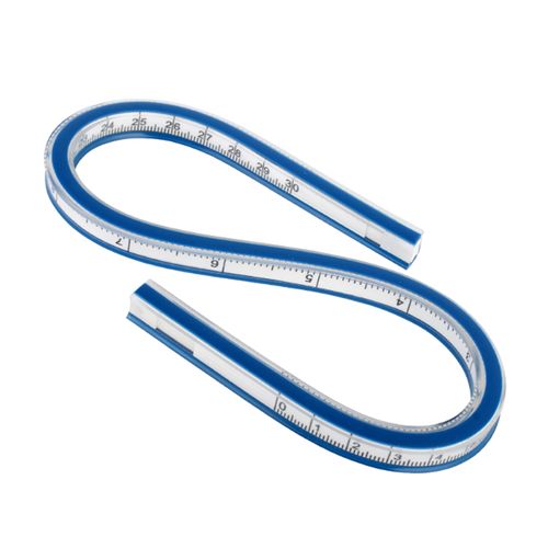 1Pc 30CM Flexible Curve Ruler Drafting Drawing