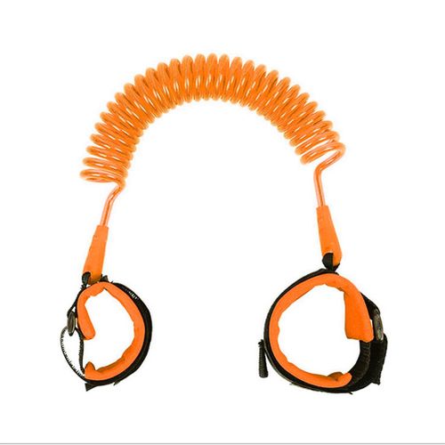 1.5M Kids Baby Toddler Anti-lost Wrist Link Band Children Braclete Wristband Elastic Harness Safety Leash Strap Orange,Orange NO5112