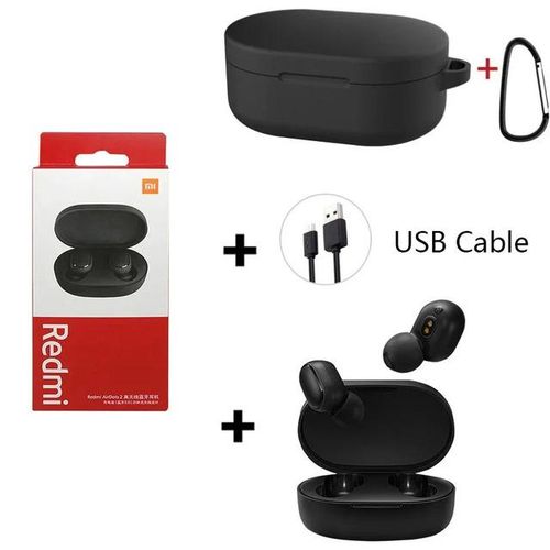 Mijia Redmi Airdots 2 Bluetooth Earphones Sport Music Gaming Outdoor Mini Wireless Headset Mic Headphones in Ear Earbuds