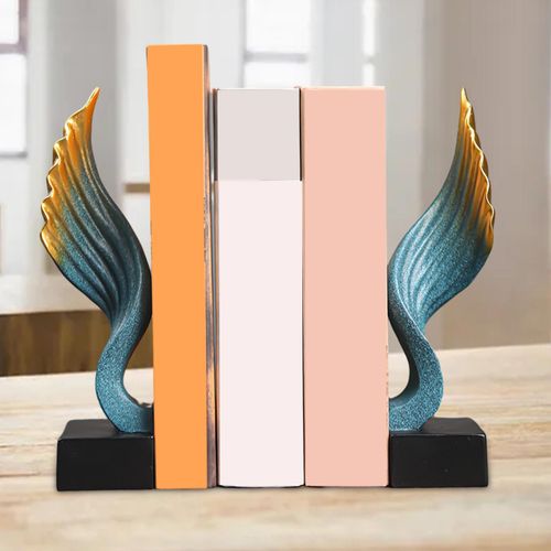 Angel  Stand Book Ends Sculpture