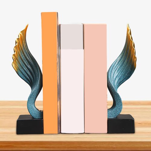 Angel  Stand Book Ends Sculpture