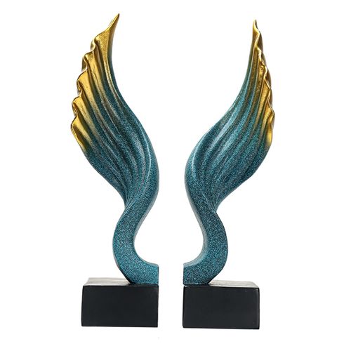 Angel  Stand Book Ends Sculpture