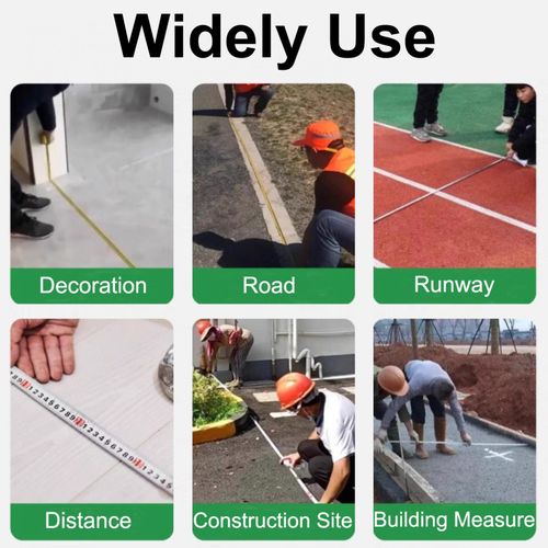 100m 330ft Portable Retractable Tape Measure ABS