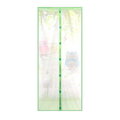 Magnetic Door Net Mosquito Screen Mesh Hands-Free Anti Bugs Insect Curtain Summe 90*210cm Green