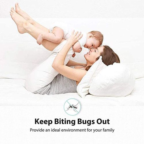 Magnetic Door Net Mosquito Screen Mesh Hands-Free Anti Bugs Insect Curtain Summe 90*210cm Green