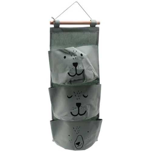 Wall Hanging Bathroom Bath Toy Bags Organizer Green