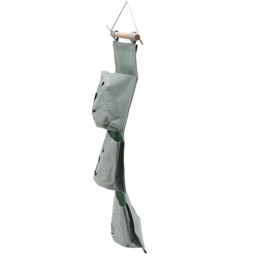 Wall Hanging Bathroom Bath Toy Bags Organizer Green
