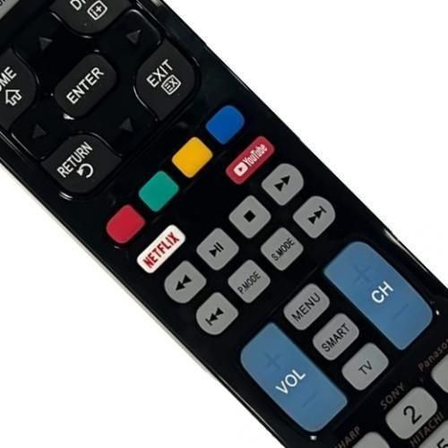 Universal Remote For Both Smart & Non Smart LED/LCD TVs - Black