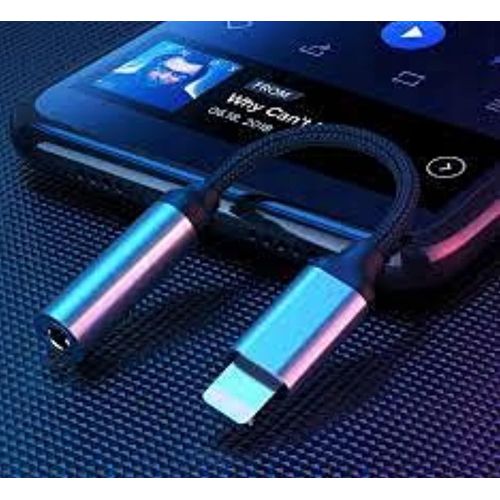 Yesido Audio Cable Lightning USB-C To 3.5MM Headphone Adapter 55mm