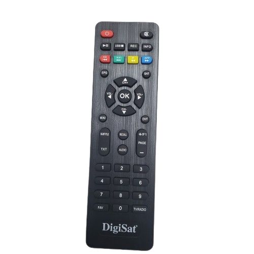 Digisat Remote Control original Of DX1000 Receiver-Black