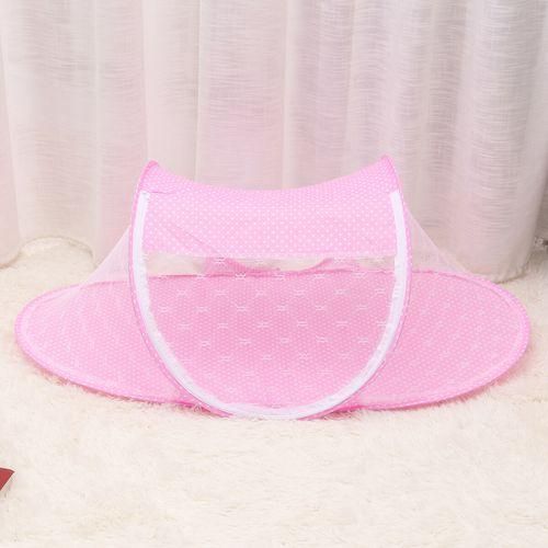 Baby Crib Netting Portable Foldable Tent Bed Mosquito Newborn Sleep Netting Travel Play Pink