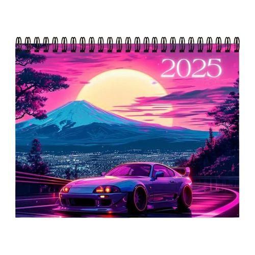 Stylish Calendar with Patterns 2025 Family Organizer Monthly Planner I