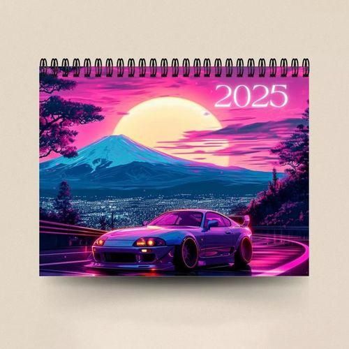 Stylish Calendar with Patterns 2025 Family Organizer Monthly Planner I