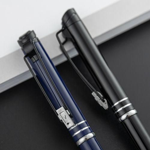 XCMANBF 1PC Ballpoint Pen with Light Flashlight  Screen Touch Black
