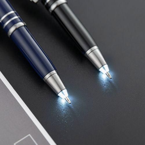 XCMANBF 1PC Ballpoint Pen with Light Flashlight  Screen Touch Black