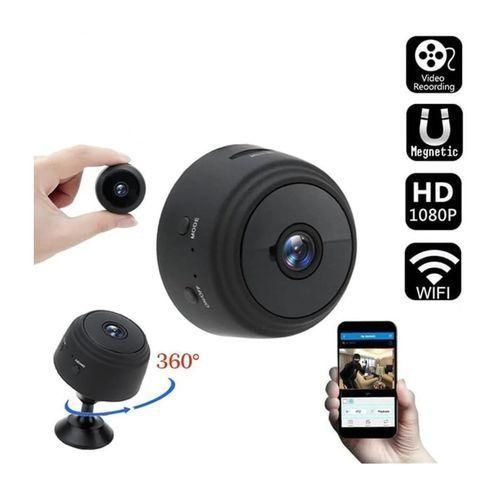 Spy HD 1080P Micro Mini Wireless WIFI Security Camera -Black