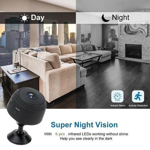 Spy HD 1080P Micro Mini Wireless WIFI Security Camera -Black