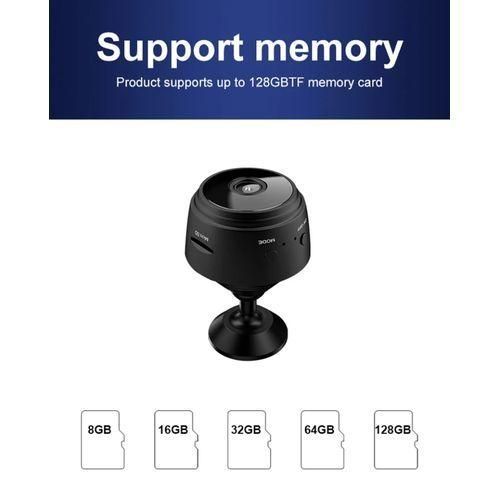 Spy HD 1080P Micro Mini Wireless WIFI Security Camera -Black