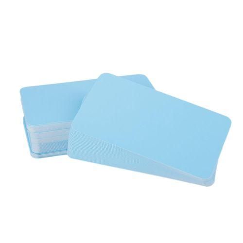 Blank Handwritten Paper Message Card Business Thank You Cards for Memo Wedding Party Greeting blue