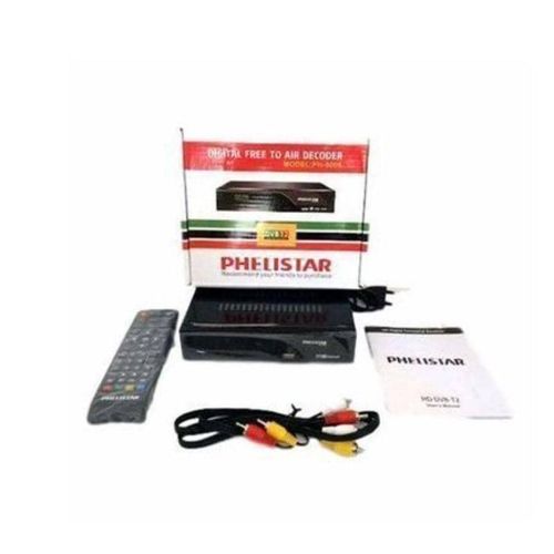 Phelistar Free To Air Digital Decorder- Black