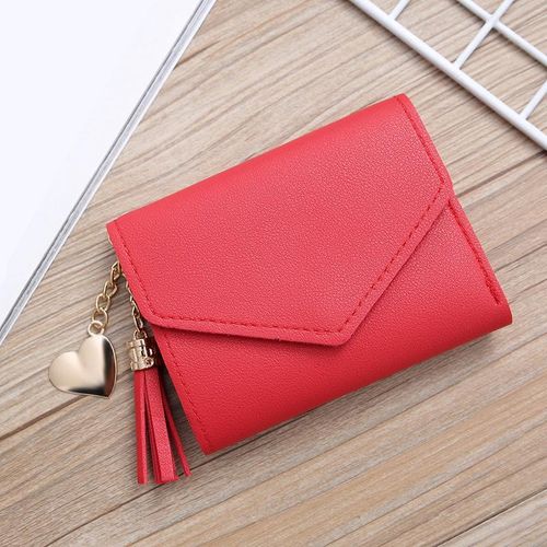 Short Wallet Ladies Wallet Tassel Fashion Buckle Coin Purse