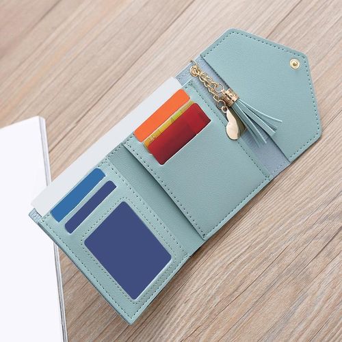 Short Wallet Ladies Wallet Tassel Fashion Buckle Coin Purse