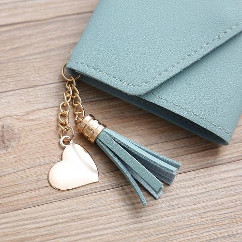 Short Wallet Ladies Wallet Tassel Fashion Buckle Coin Purse