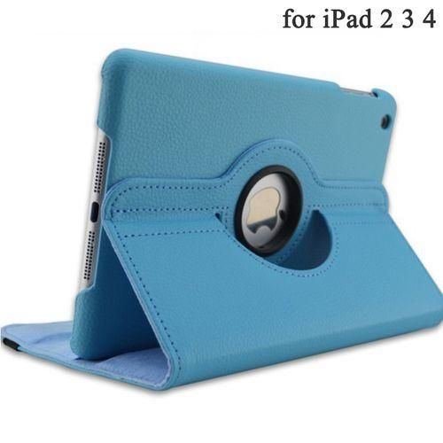 Capa For iPad 3 A1416 A1430 A1403 Funda Cover For Apple ipad case 3 2012 Release 360 Rotating Folio Flip Stand Pu Leather Cases