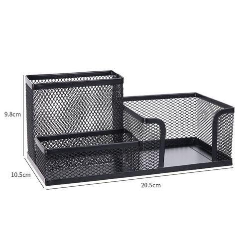 Metal Mesh Desk Organizer Pen Holder/File Tray