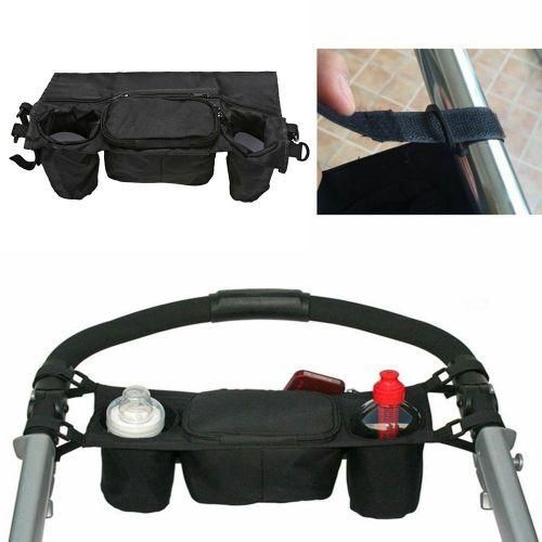 Pram Holder Storage Cup Pushchair Bottle Stroller Buggy Bag